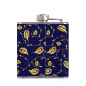 Peacock Sari Pattern Heupfles (Achterkant)