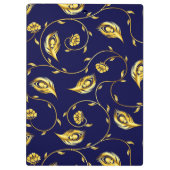 Peacock Sari Pattern Klembord (Achterkant)