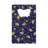 Peacock Sari Pattern Kredietkaart Flessenopener (Achterkant)