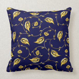 Peacock Sari Pattern Kussen