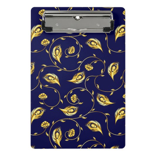 Peacock Sari Pattern Mini Klembord (Voorkant)