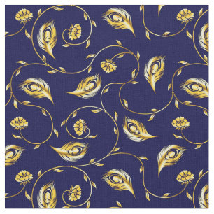 Peacock Sari Pattern Stof