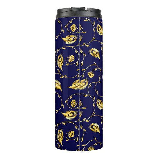 Peacock Sari Pattern Thermosbeker (Achterkant)