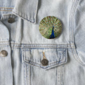 Peacock-scherm Ronde Button 5,7 Cm (In situ)