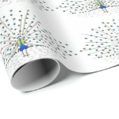  Peacock Schilderen Aangepaste Verpakking Papier (Rol Hoek)