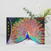  Peacock schilderen Kaart (Staand voorkant)