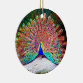Peacock schilderen Keramisch Ornament (Rechts)