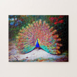  Peacock schilderen Legpuzzel