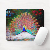  Peacock schilderen Muismat (Met muis)