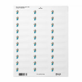 Peacock Shine IS 60v1 Etiket (Full Sheet)