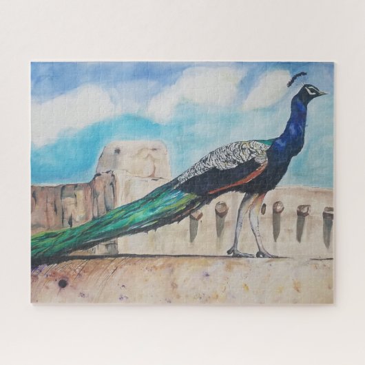 Peacock Sky Legpuzzel (Horizontaal)