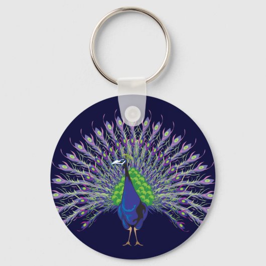 Peacock-Sleutelhanger Sleutelhanger (Voorkant)