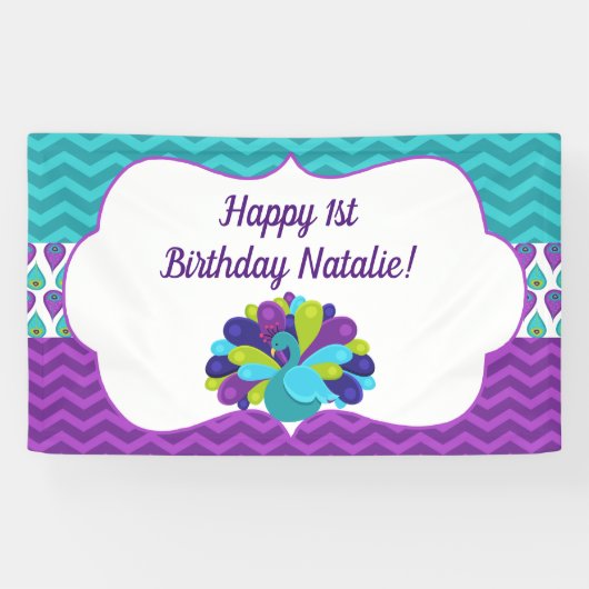  Peacock Spandoek (Horizontaal)