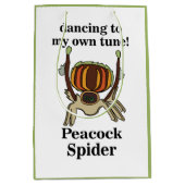 Peacock Spider Funny Medium Cadeauzakje (Voorkant)