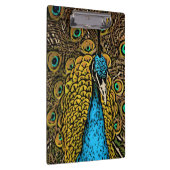 Peacock Splendor Illustratie Klembord (Rechts)