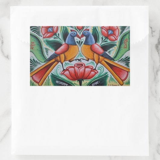 Peacock stickers (Sac)