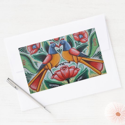 Peacock stickers (Enveloppe)