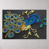 Peacock String Art Poster (Voorkant)