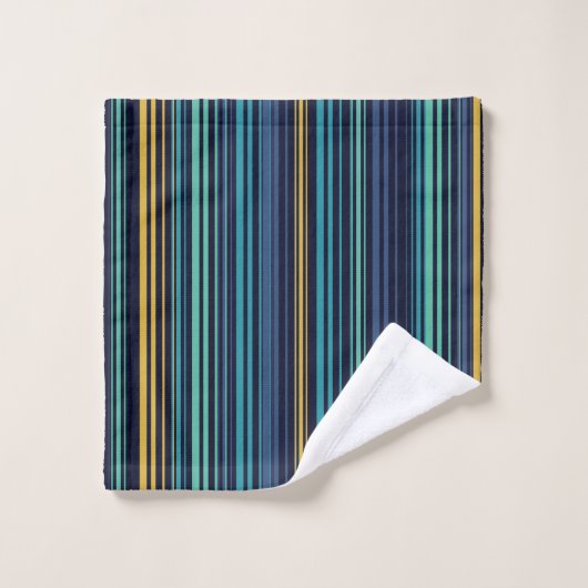 Peacock Stripes Bad Handdoek (Wasdoekje)