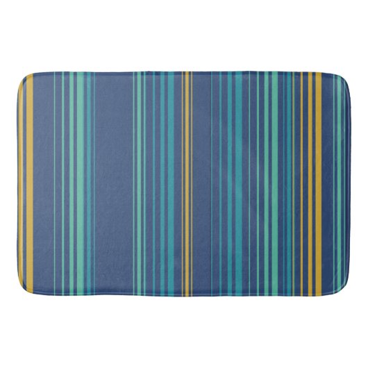 Peacock Stripes Badmat (Voorkant)