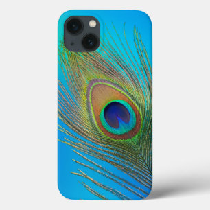 Peacock Tail Feather iPhone 13 Hoesje