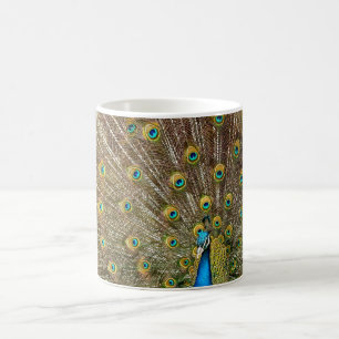 Peacock Tail Feathers Koffiemok