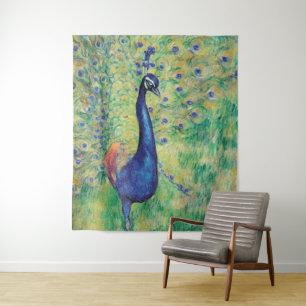 Peacock - Tapestry, Wall Art Wandkleed
