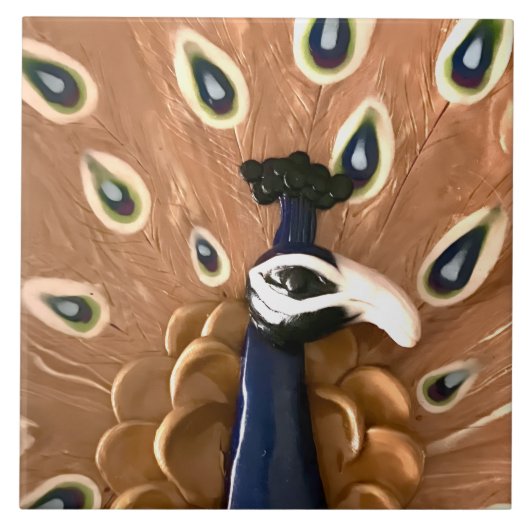 Peacock Tegeltje (Voorkant)