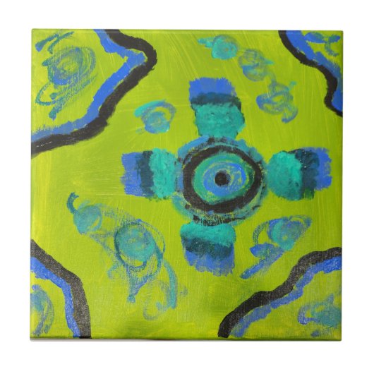 Peacock Tegeltje (Voorkant)