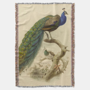 Peacock Throw Blanket Deken