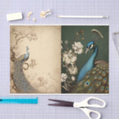 Peacock Tissue Page Tissuepapier (Craft)