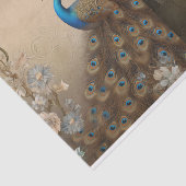 Peacock Tissue Page Tissuepapier (Detail)