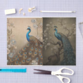 Peacock Tissue Page Tissuepapier (Craft)