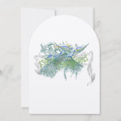 Peacock  Tortelduifjes Kaart (Achterkant)