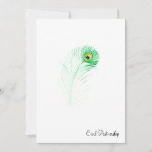 Peacock - Uitnodiging voor een civiel partnerschap