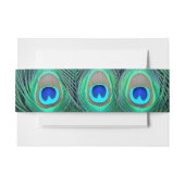 Peacock Uitnodigingen Wikkel (Voorkant Voorbeeld)