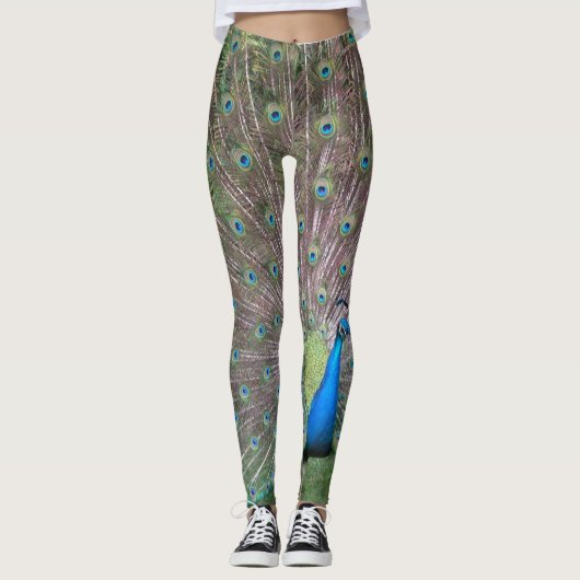 Peacock van Hawaii Leggings (Voorkant)