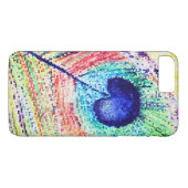 Peacock veer hoesje (Achterkant (Horizontaal))