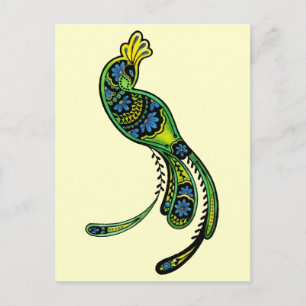 Peacock Ver 2 Briefkaart