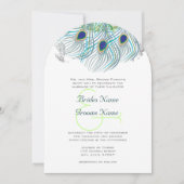 Peacock  veren kaart (Voorkant)