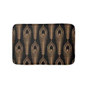 Peacock veren, luxe oosterse patroon. badmat