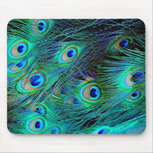Peacock veren Mousepad Muismat