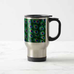 Peacock veren_ reisbeker