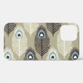 Peacock verenpatroon, stijl. Case-Mate iPhone case (Achterkant (horizontaal))