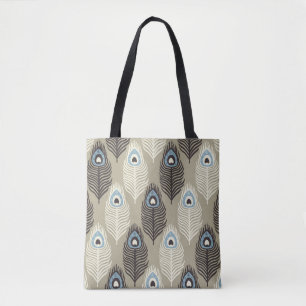 Peacock verenpatroon, stijl. draagtas