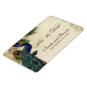 Peacock & Veters Formaal sparen de Datum Zwarte Ta Magneet (Linkerzijde)