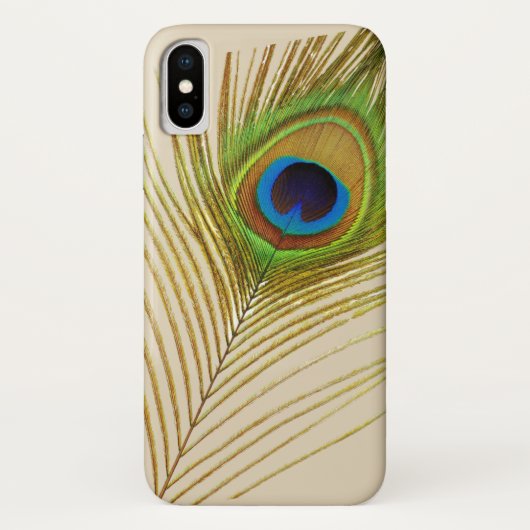Peacock vether iPhone Case (Achterkant)