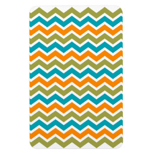 Peacock Vibrant Tribal Zigzag Magneet