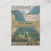 Peacock vintage - Carte d'affaires (Devant)