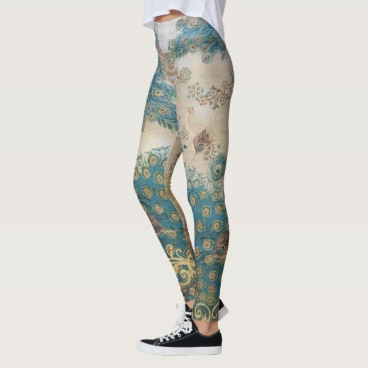 Peacock vintage - Leggings (Gauche)